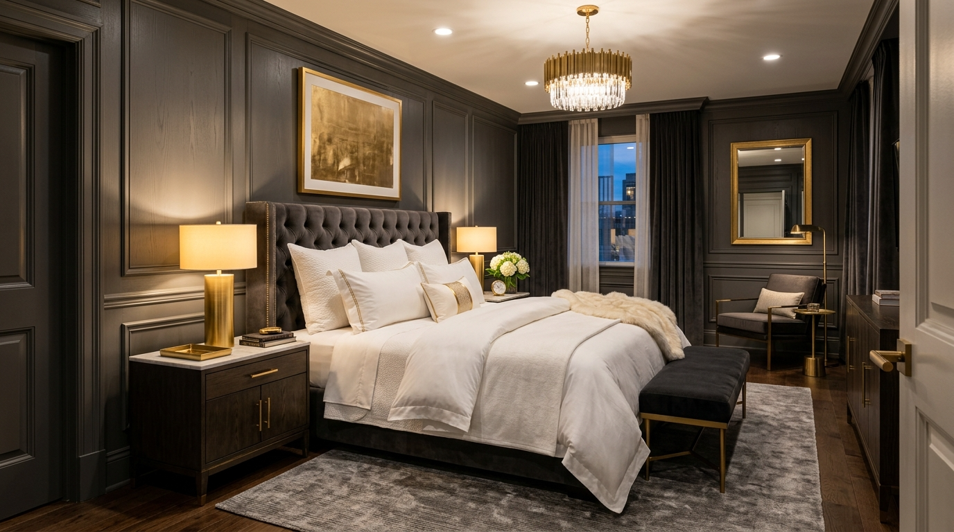 Choose bedding with layered materials